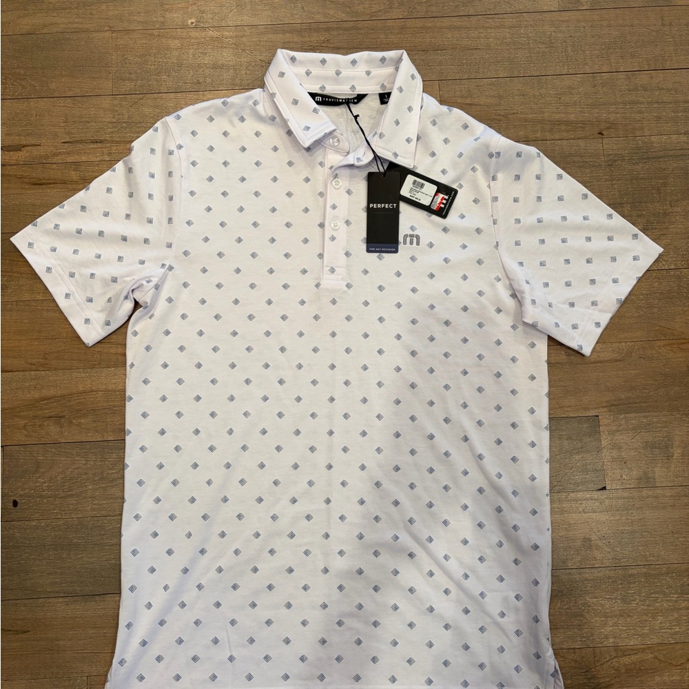 NWT Travis Mathew Saturday night polo